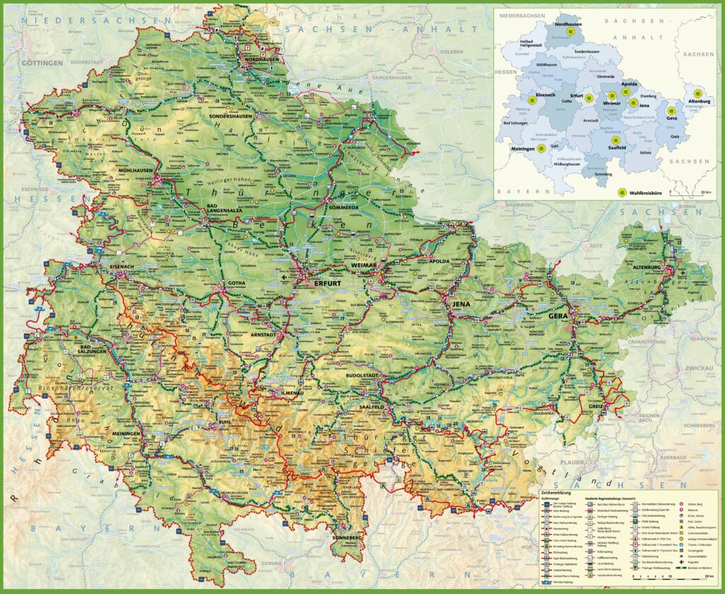 Karte Himmelreich Thüringen